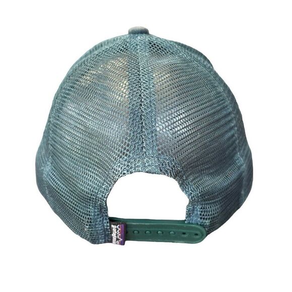 Patagonia Unisex Trucker Hat‎ Blue Adjustable Breathable Mesh Cap - Picture 2 of 6